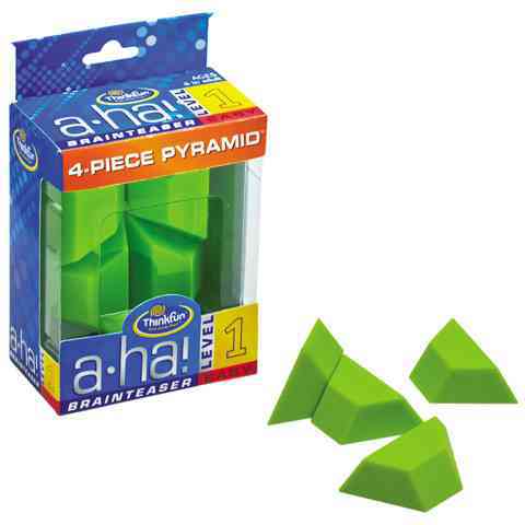 4 Pcs Pyramid. Brain Teaser