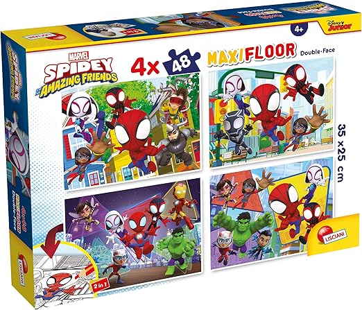 Marvel Puzzle Maxi Floor 4x48 Spidey