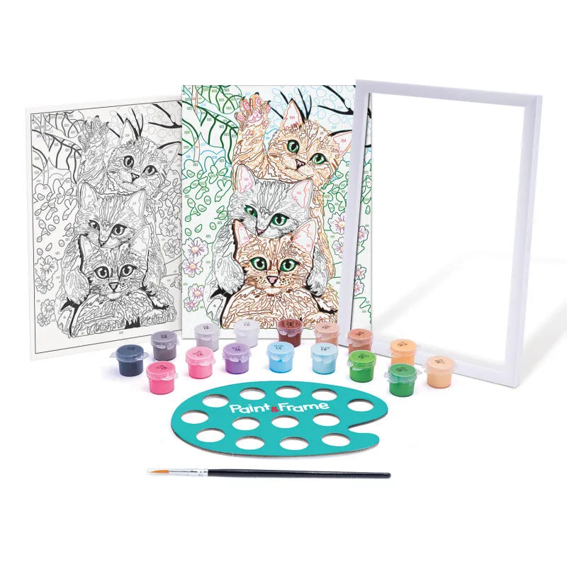 Paint & Frame Funny Kitties