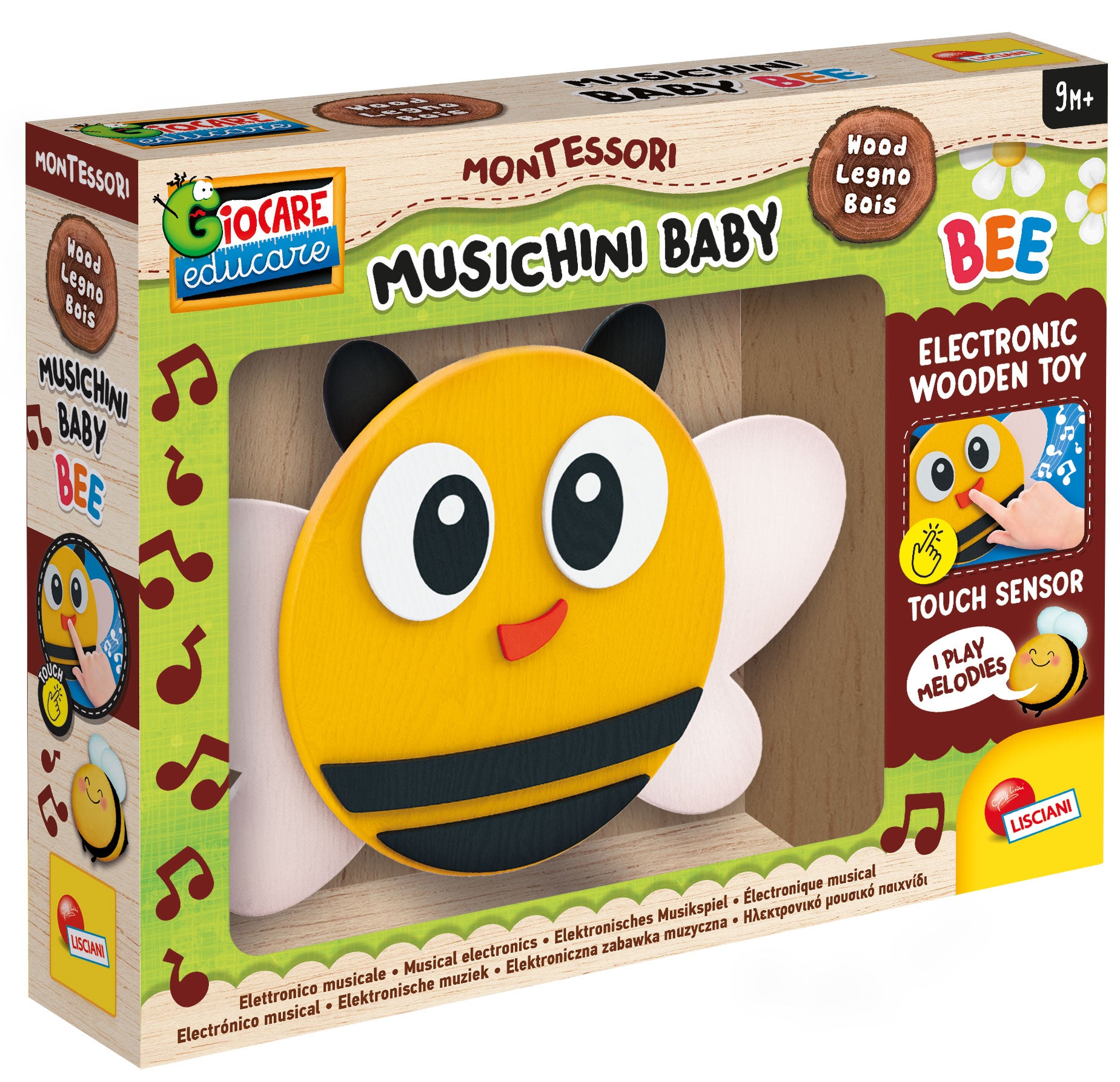 Montessori Wood Baby Bee