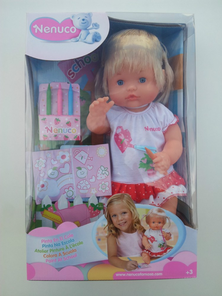 Doll Nenuco Va Al Cole Paint At School – Kaya