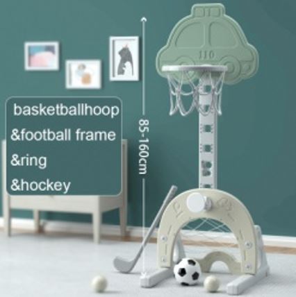 Basketball & golf stand green
