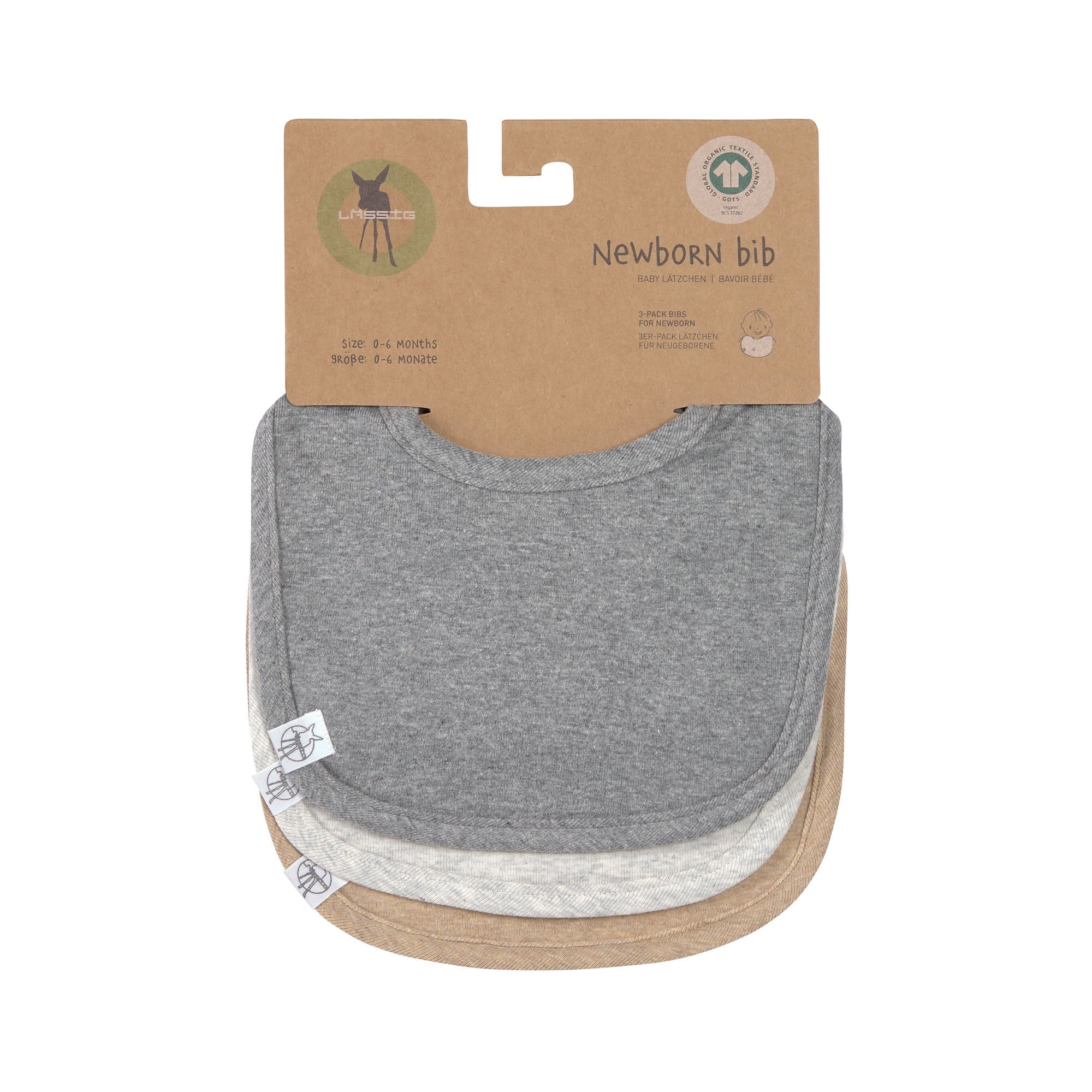 Lassig Newborn Bib 3&