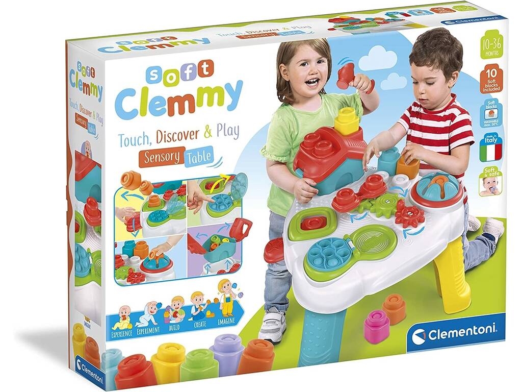 Soft Clemmy , Touch, Discover & Play, Sensory Table