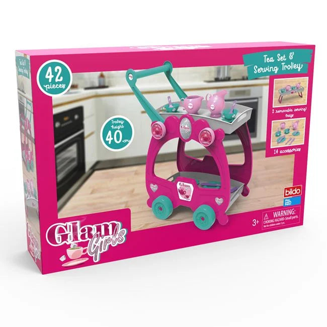 Tea Set & Serving Trolley