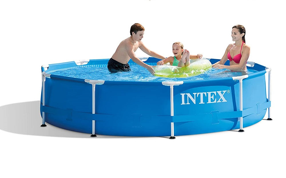 Intex Metal Frame Pool W Filter D 3.05 x