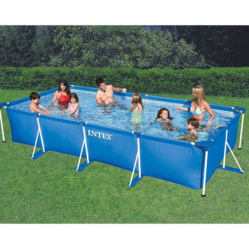 Intex rectangular frame pool with filter pump 450 x 220 x 84cm