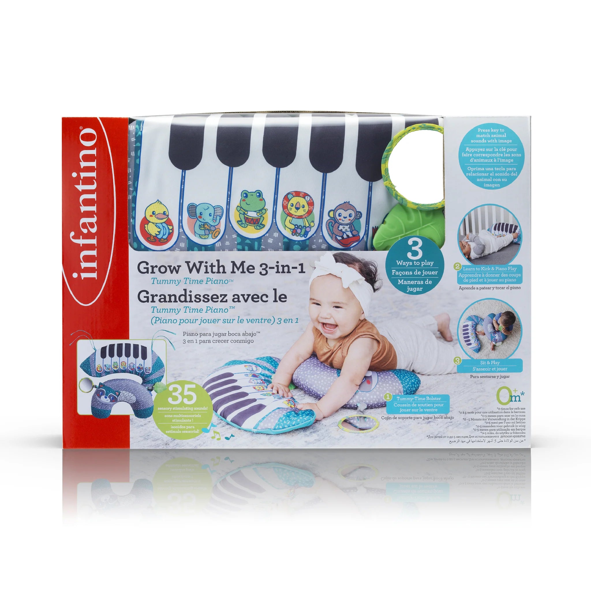 Grow With Me 3 In 1 Tummy Time Piano