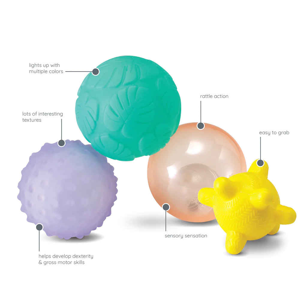 Infantino Lights & Sound Multi Sensory Ball Set