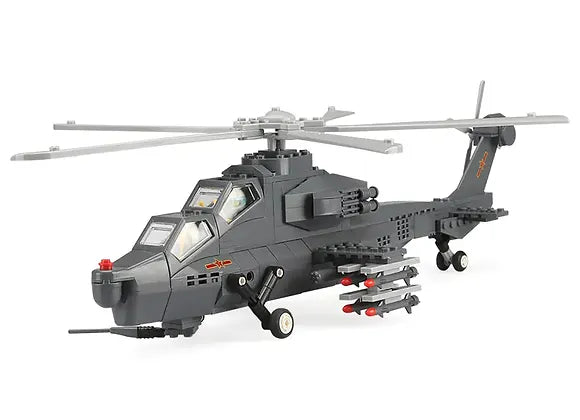 Fiery Thunderbolt Helicopter Gunship