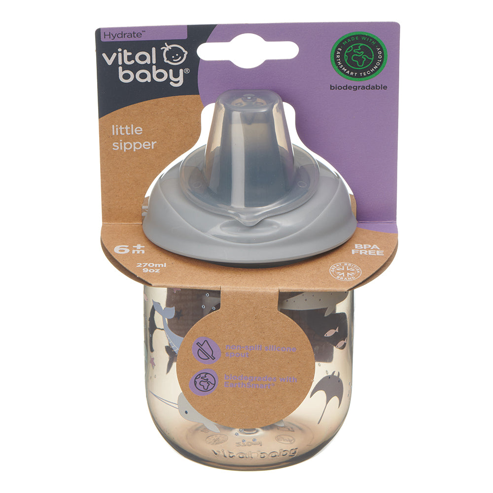 Vital Baby Hydrate Little Sipper 270 ml-Natural Storm