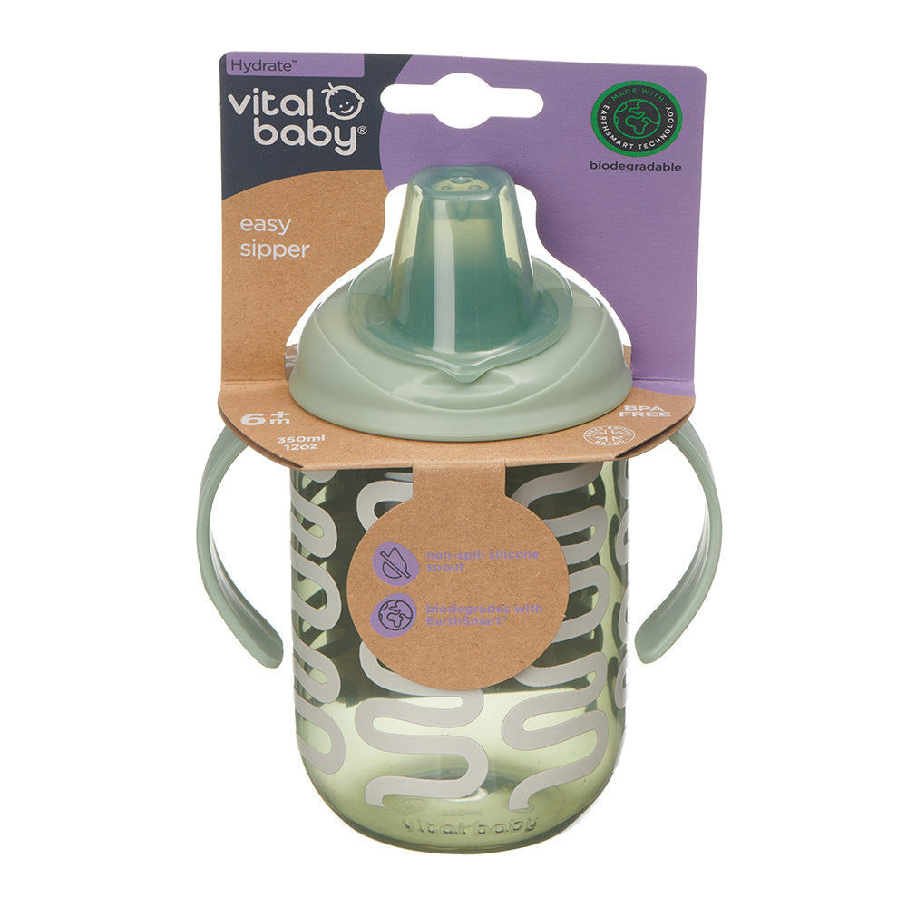 Vital Baby Hydrate Easy Sipper 350 ml-Natural Moss