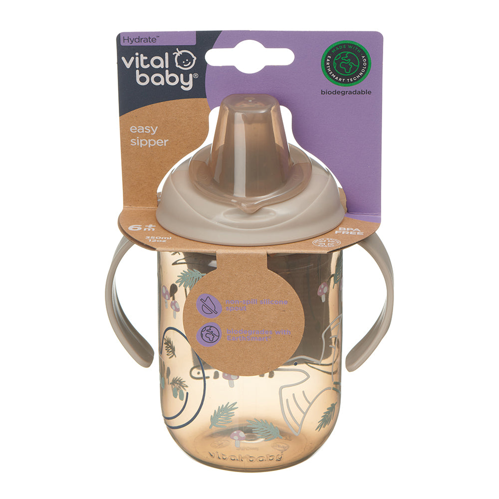 Vital Baby Hydrate Easy Sipper 350 ml-Natural Stone