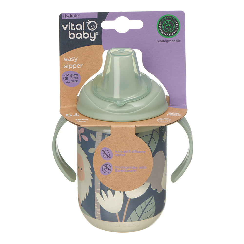 Vital Baby Hydrate Easy Sipper 350 ml-Jungle Glow