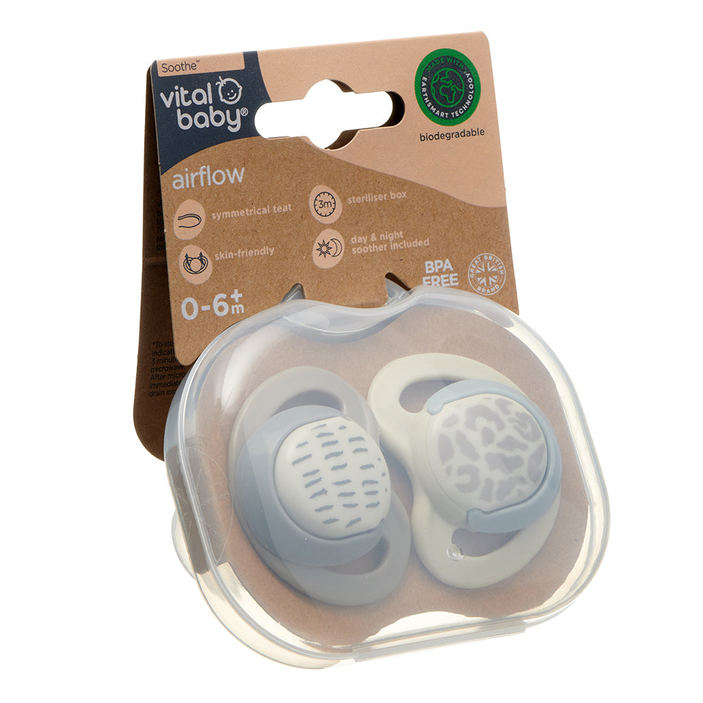 Vital Baby Soothe Airflow 0-6 Months 2pk