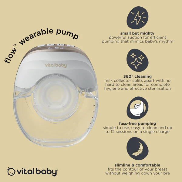 Vital Baby Nurture Flow Wearable Pump