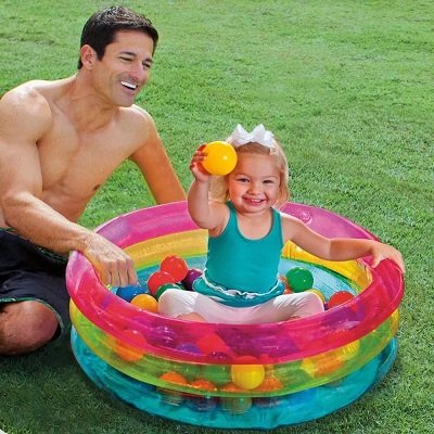Intex classic 3-ring baby ball pit 86*25 cm