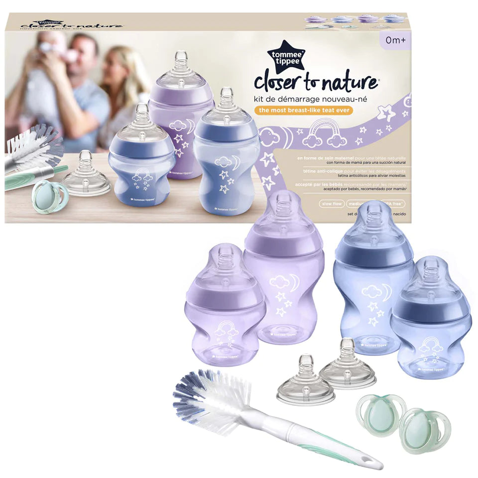 Tommee tippee ctn starter btl kit pink alar