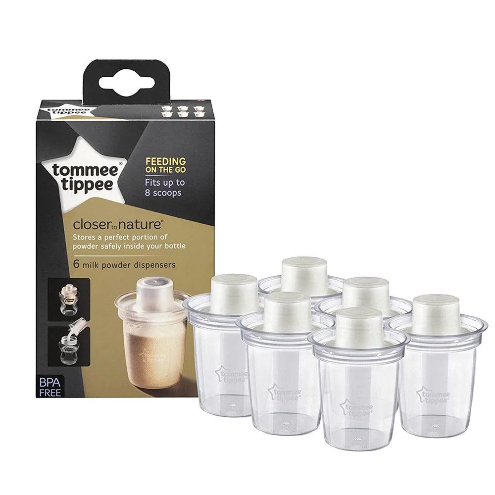 Tommee tippeemilk powder dispenser 6pcs
