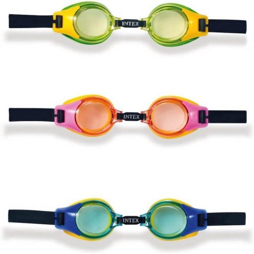 Intex junior goggles (3-8y) assorted yellow/green