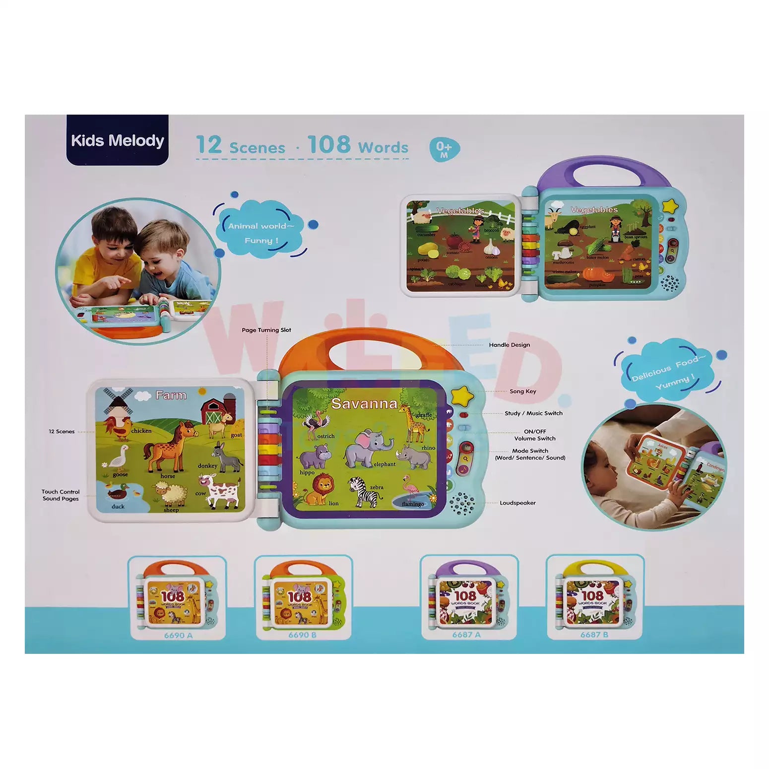 108 Words Book (Food World)