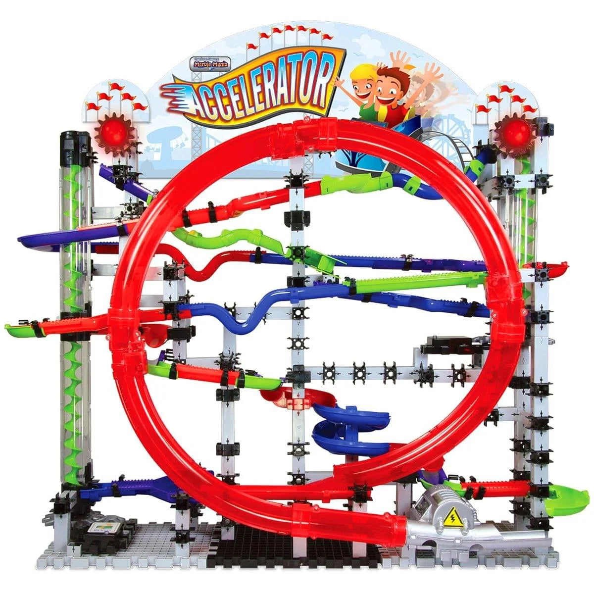 Accelerator 2.0, Action Packed Marble Maze with a Motorized Marble Launcher