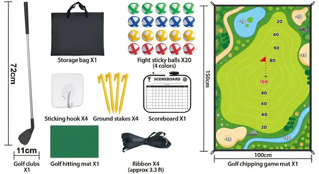 Golf Game Play Set. Chipping Game.