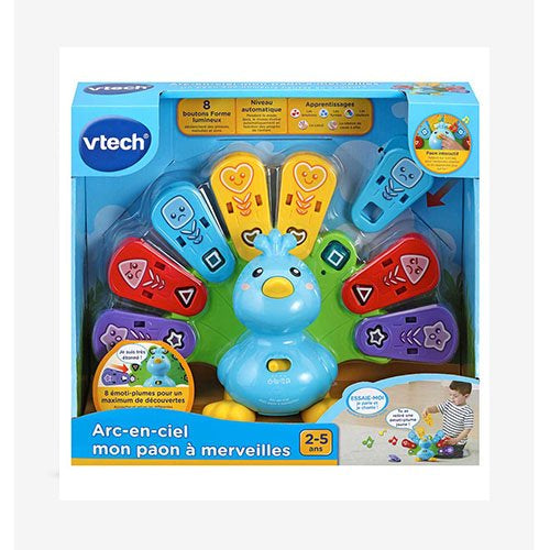 Vtech arc en ciel mon paon a merveilles