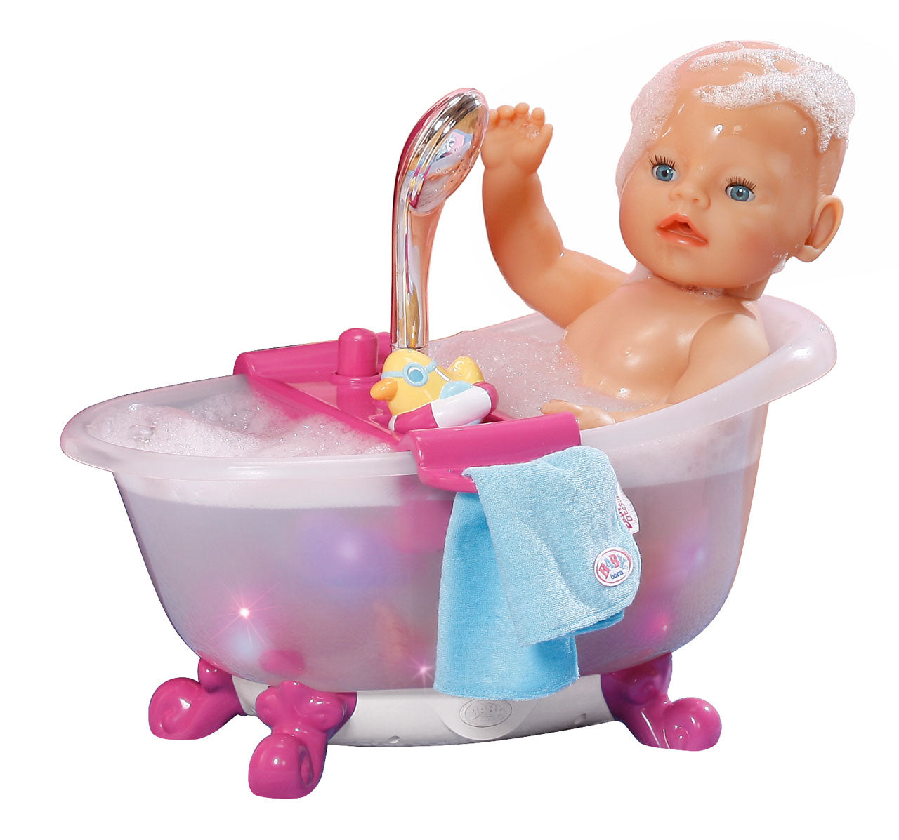 Splashing Fun In The Bathtub