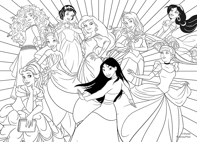 Disney Puzzle Maxi Floor 2x24 Princess