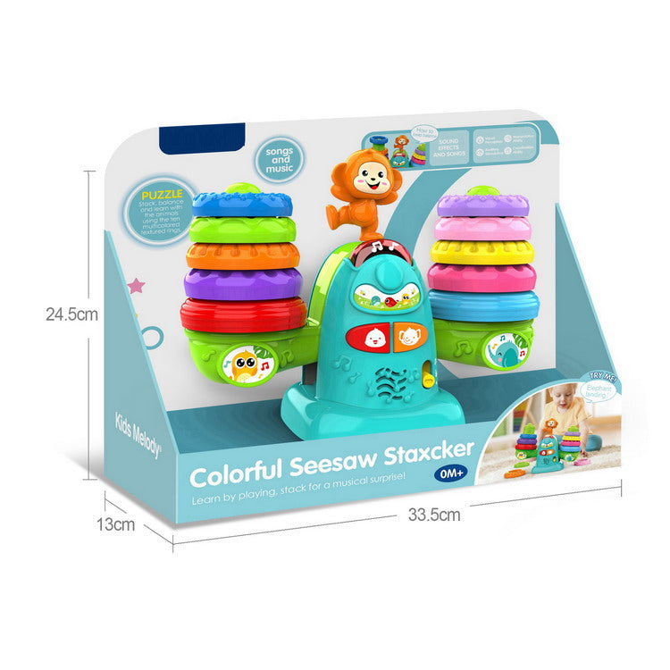 Colorful Seesaw Stacker
