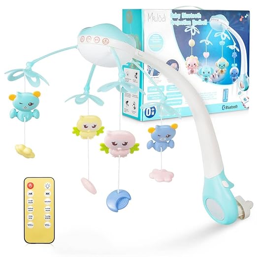 Projection and Night Light Bed Bell Blue