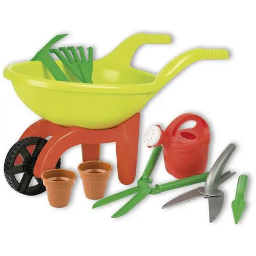 Androni Wheelbarrow with garden set