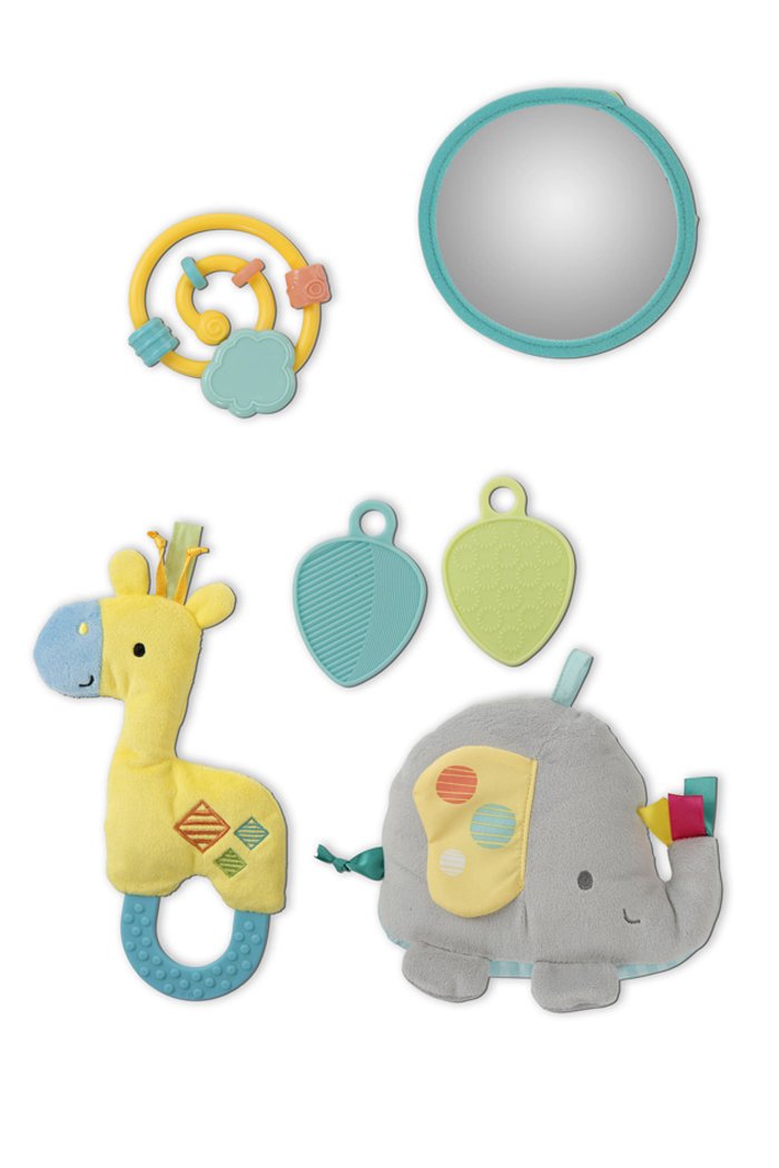 Bright starts hug-n-cuddle elephant activity gym