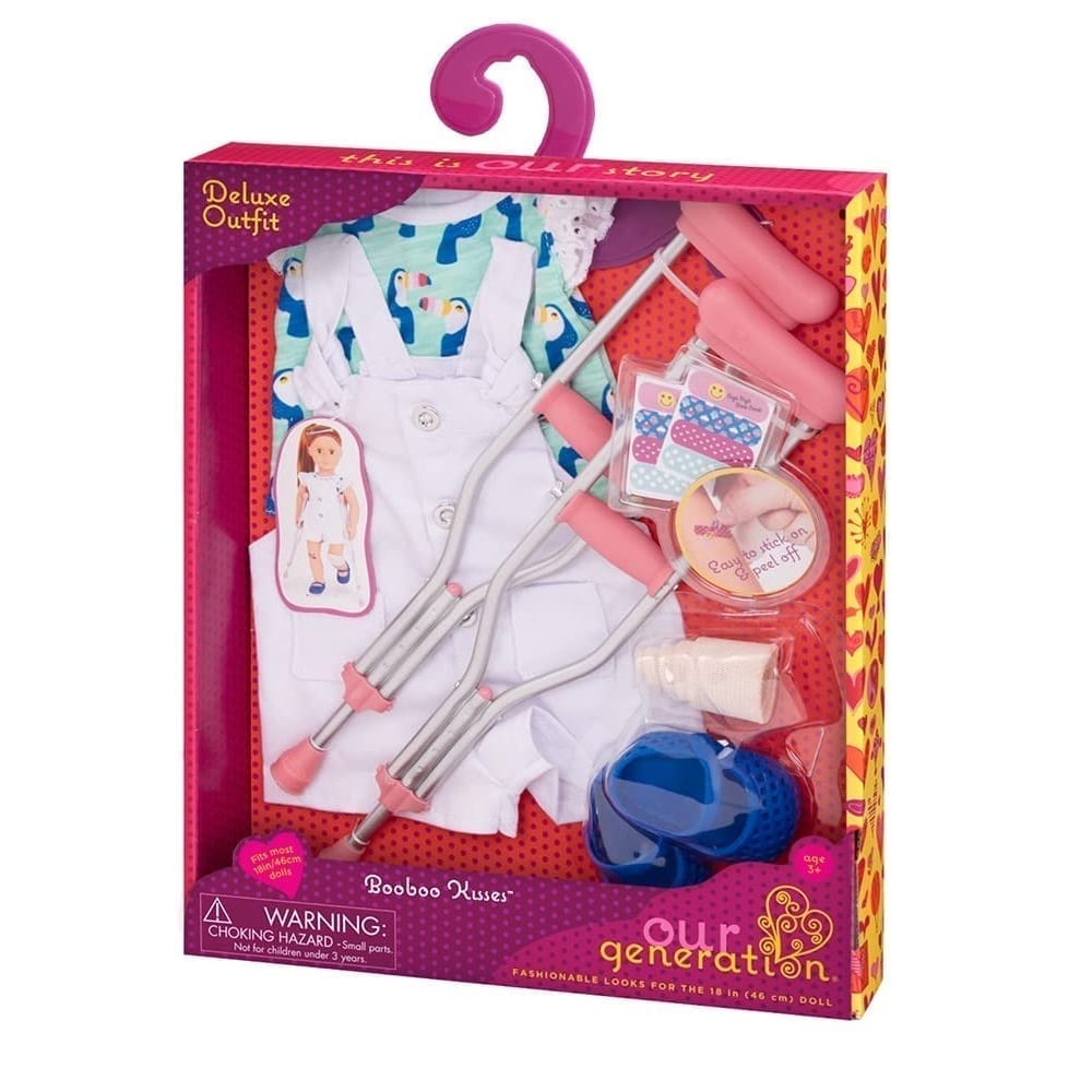 Our generation deluxe doll outfit & crutches