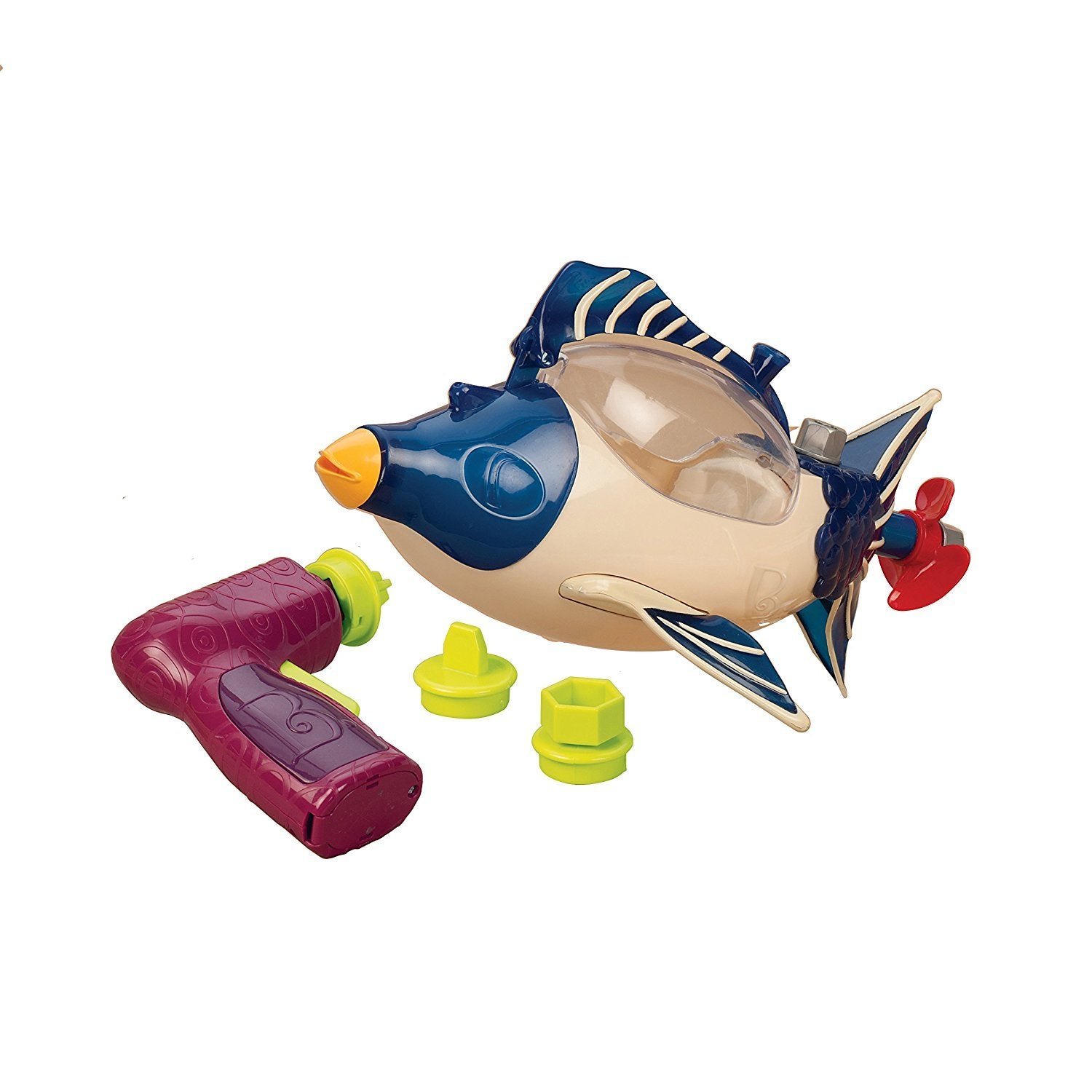 B. submarine, build-a-ma-jigs