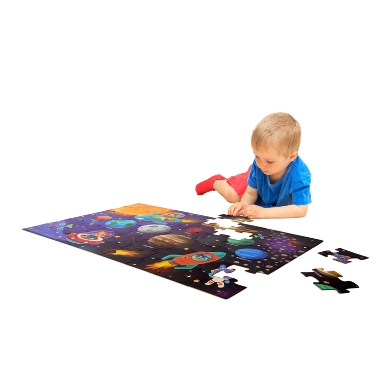 B Dot Floor Puzzle Solar System