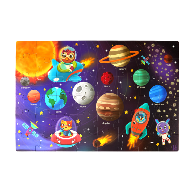 B Dot Floor Puzzle Solar System