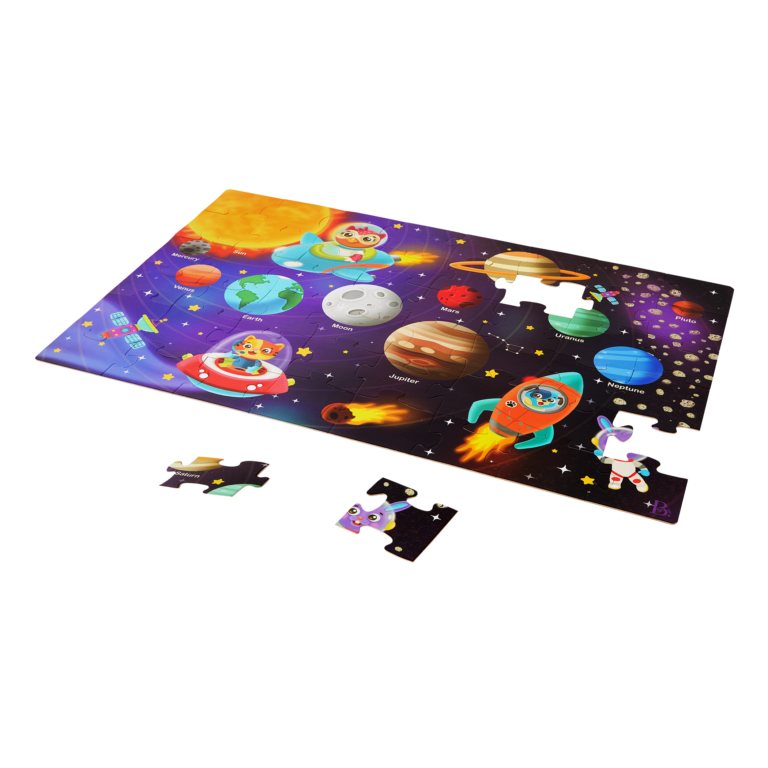 B Dot Floor Puzzle Solar System