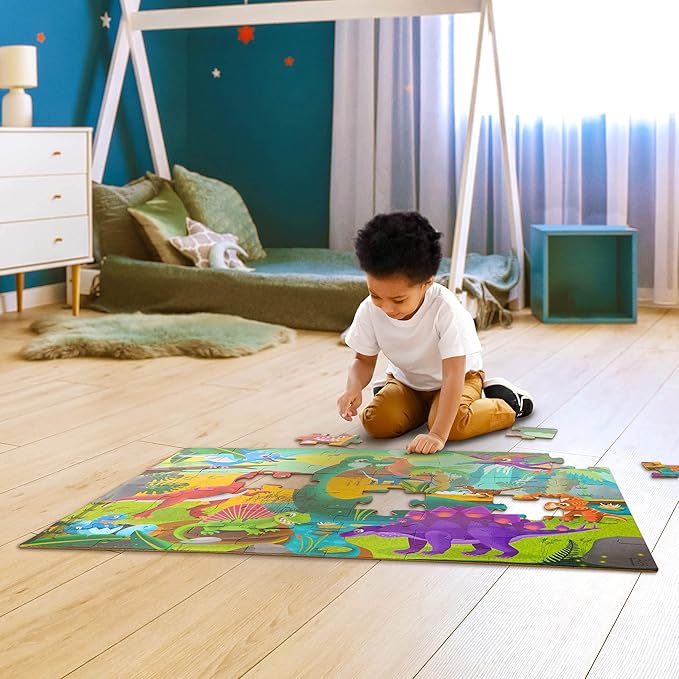 B Dot Floor Puzzle Dinosaur