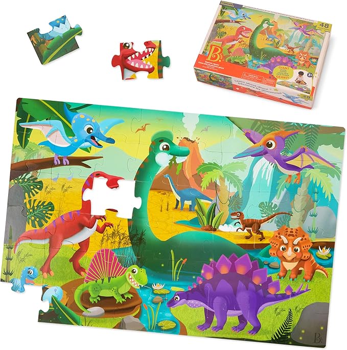 B Dot Floor Puzzle Dinosaur