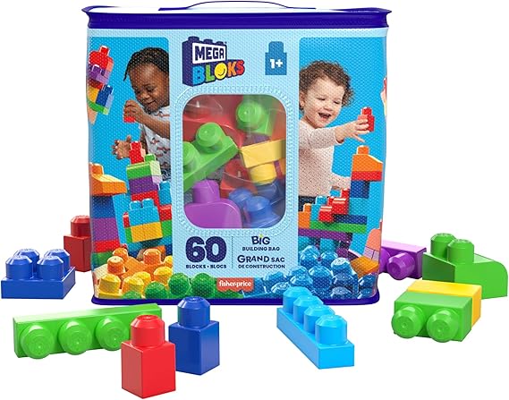 Bag Of Building Mega Bloks 60 pcs