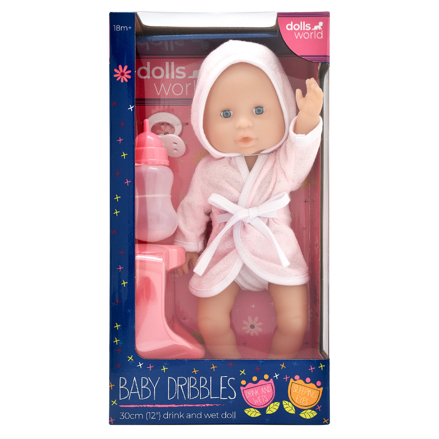 Dolls World Baby Dribbles 30 cm