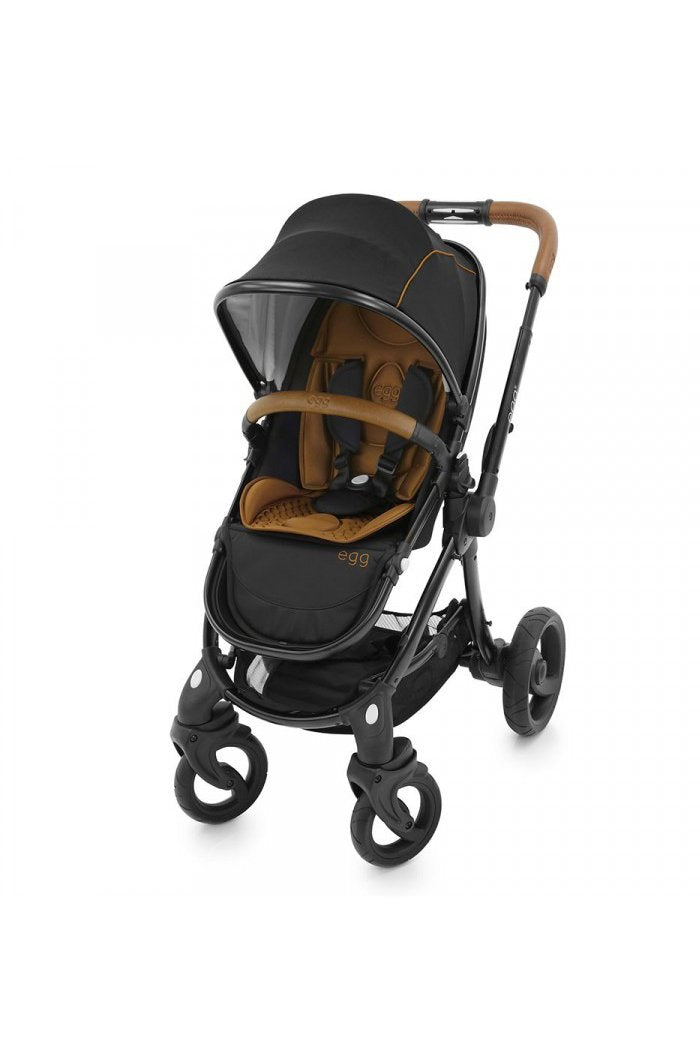 Baby Style Egg Stroller Black Black Frame Kaya