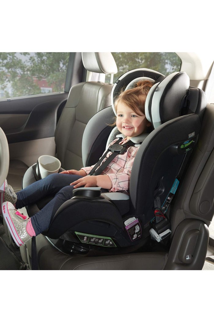 Evenflo everystage lx all-in-one car seat (gamma) - grey