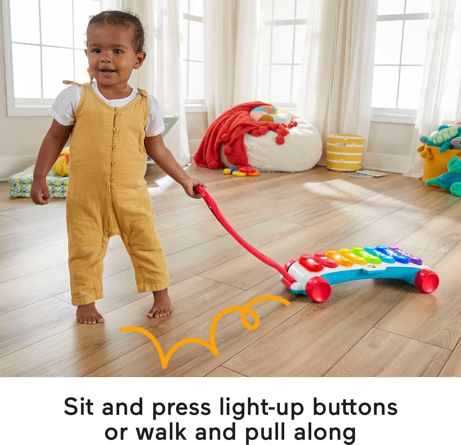 Fisher-Price Baby Learning Toy Giant Light-Up Xylophone