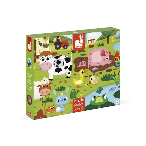 Janod Tactile Farm Animals 20 Pcs