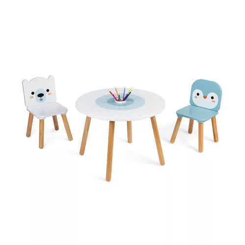 Janod Table And Chairs Polar 3-6YRS