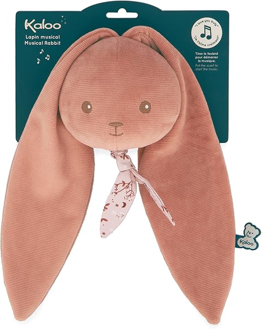Kaloo Musical Rabbit Terracotta
