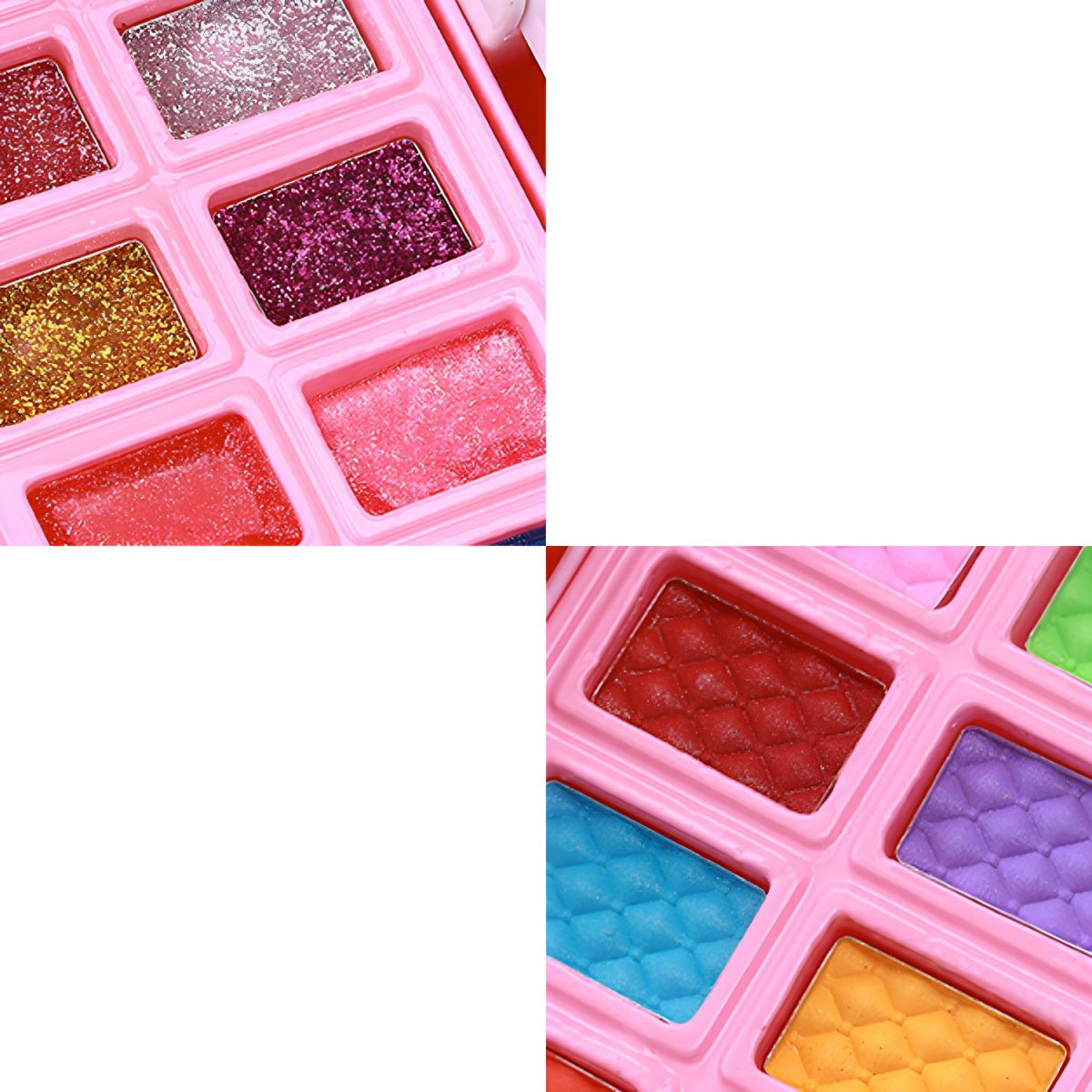 Plastic Vanity Set with Mirror and Storage Included